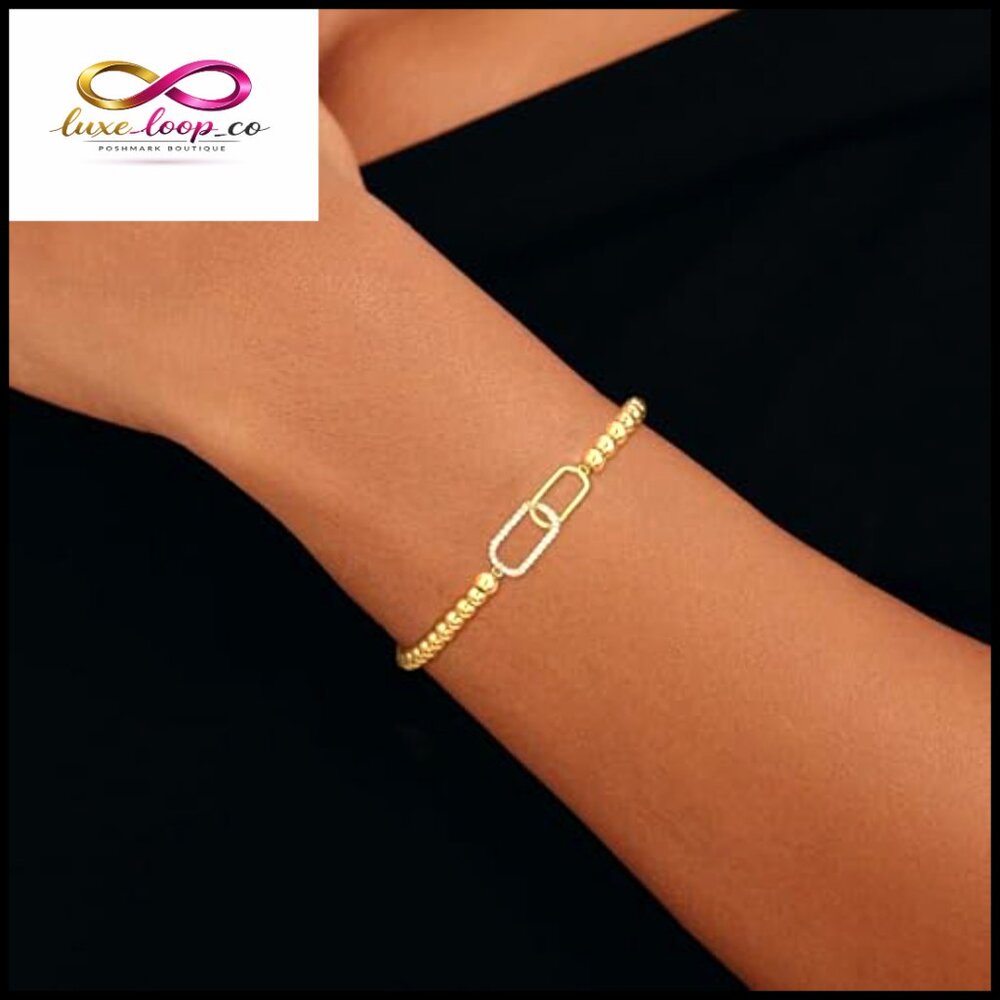 Dainty Stretch Bracelet Stackable Minimalist Eleg… - image 6